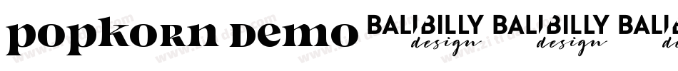 POPKORN Demo字体转换